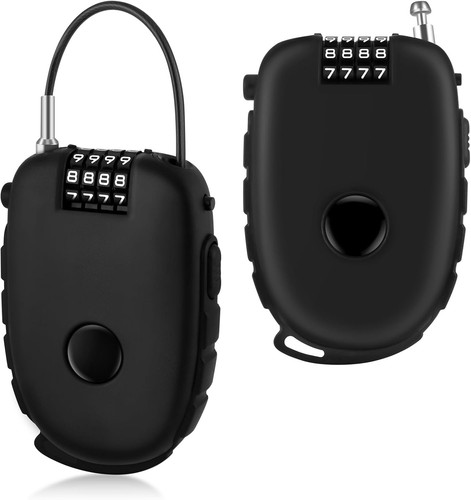2pcs digit cable lock - 2pcs, 4-digit