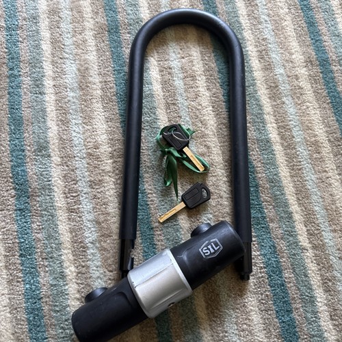Bike padlock with keys - bike,