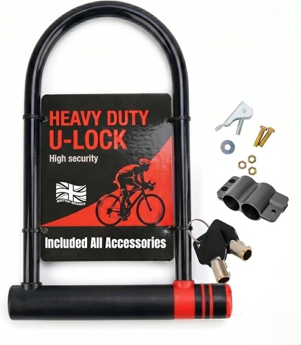 Bike lock shaped with - bike,