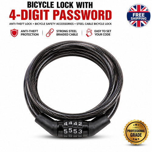Bike lock heavy duty - bike, strong