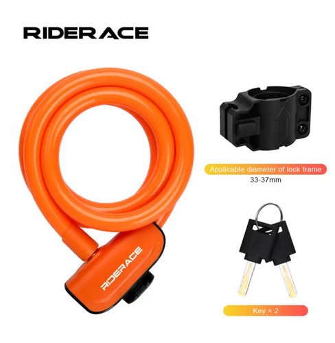 Riderace bicycle cable lock - bicycle,