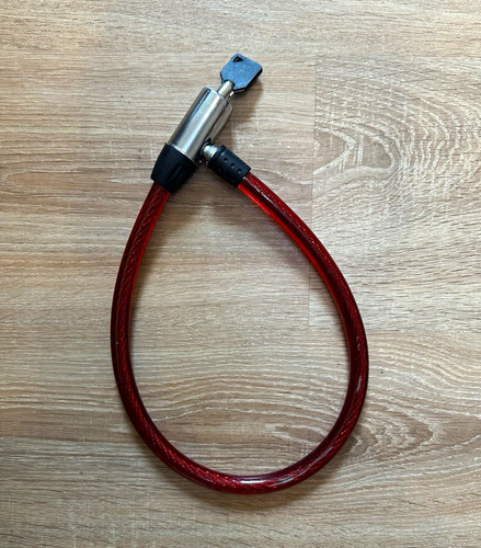 Bicycle cable lock - cable, key