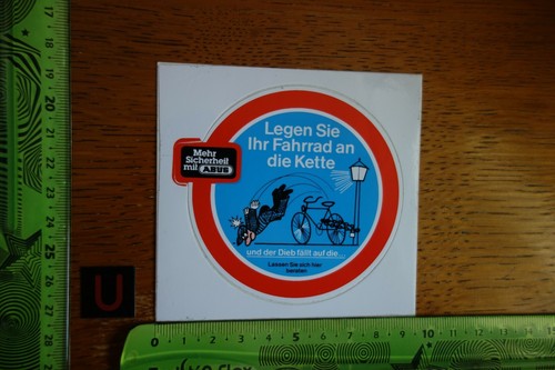 Old sticker bicycle cycling - sticker,