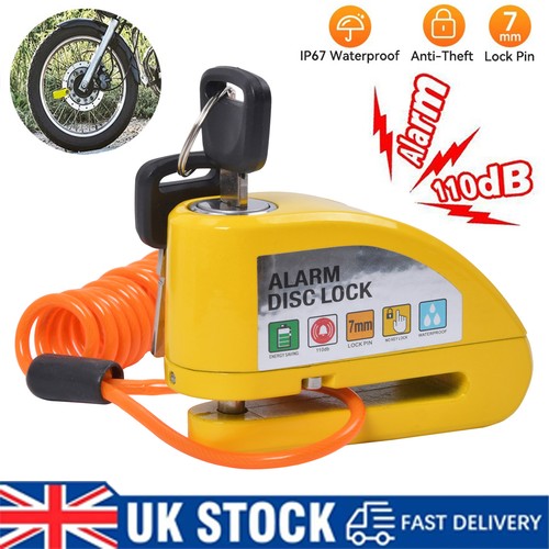 Motor bike security disc lock - motor,