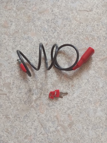 Bike lock 100cm with keys - bike, 2