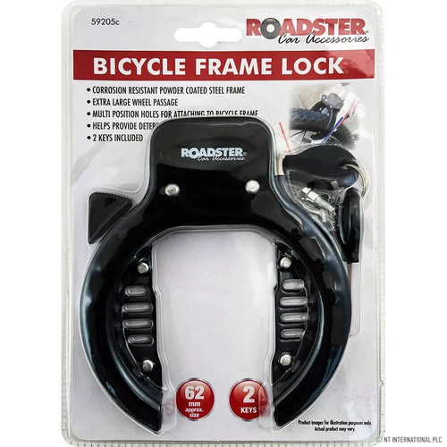 Bicycle frame lock - bicycle, bike