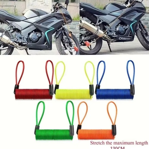 Bike spring cable lock - spring,