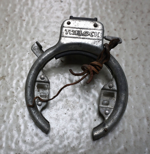 Vintage trelock frame lock - trelock,