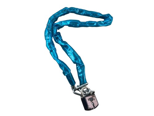 Abus lock vintage chain blue - vintage,
