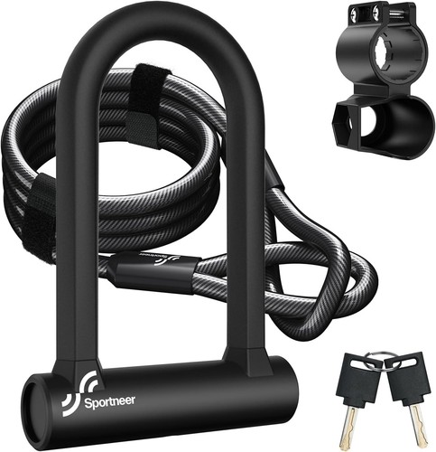 Sportneer bike lock - sportneer, lock: