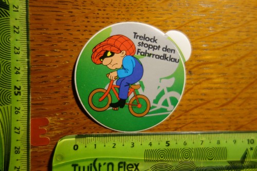 Old sticker bicycle bike - old,