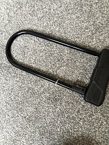 Black large lock bike - large, u-lock