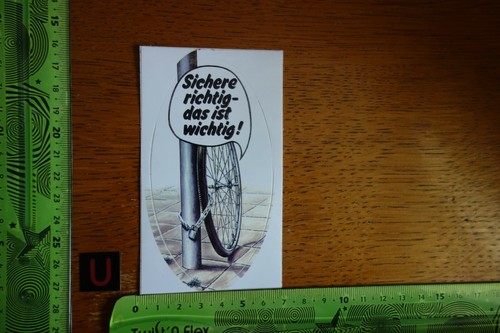 Old sticker bicycle cycling - sticker,