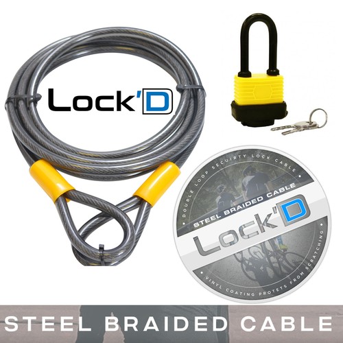 Bike cable lock - -, heavy
