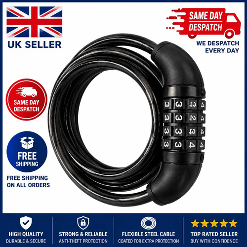 Bike lock heavy duty - lock, strong