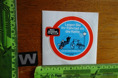 Old sticker cycling bicycle - old,