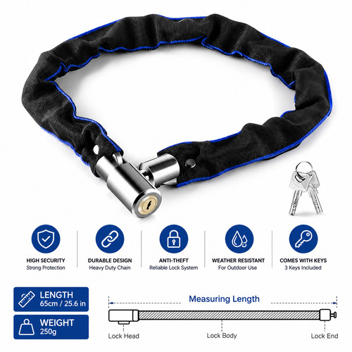 Bike lock chain - chain, heavy